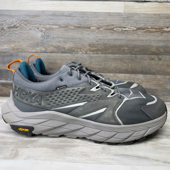 Hoka One One Other - Hoka One One Anacapa Low GTX Mens 14 Grey Waterproof Hiking Shoes 1122017 CSHR